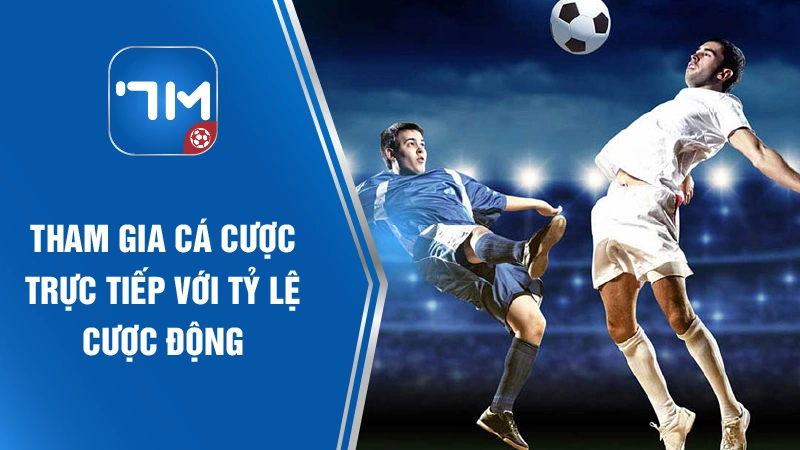 Tham gia cá cược trực tiếp với tỷ lệ cược động